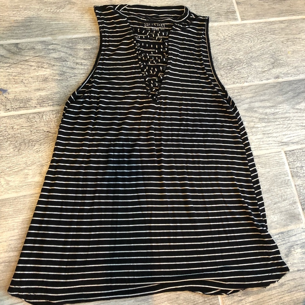 stripped tank top